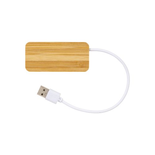 Hub avec 2 portes USB A et une porte type C, câble intégré - 2