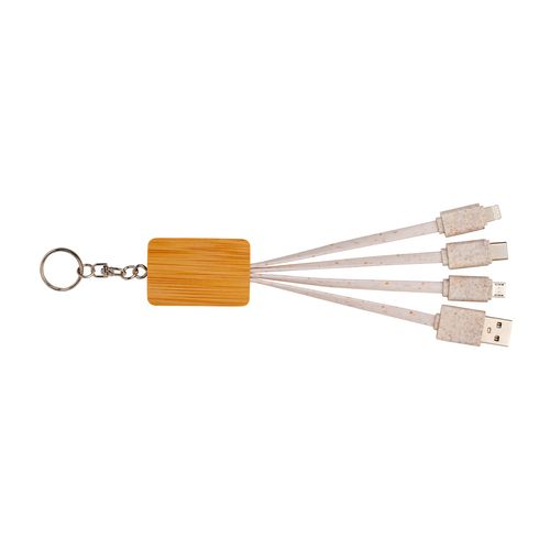 Câble d'alimentation usb- type c/lighting/micro usb avec porte-clé - 2