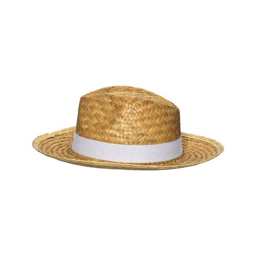 Chapeau de paille avec élastique de 3 cm à appliquer et à personnaliser - 3