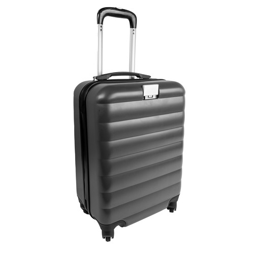 Trolley rigide de 20 pouces en ABS personnalisé avec fermeture de sécurité et 4 roues pivotantes