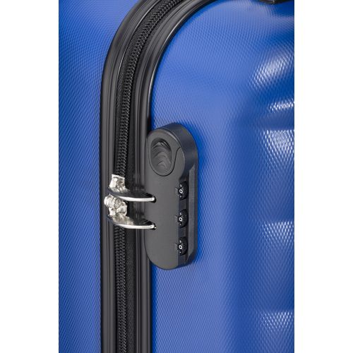 Trolley rigide de 20 pouces en ABS avec fermeture de sécurité et 4 roues pivotantes - 6