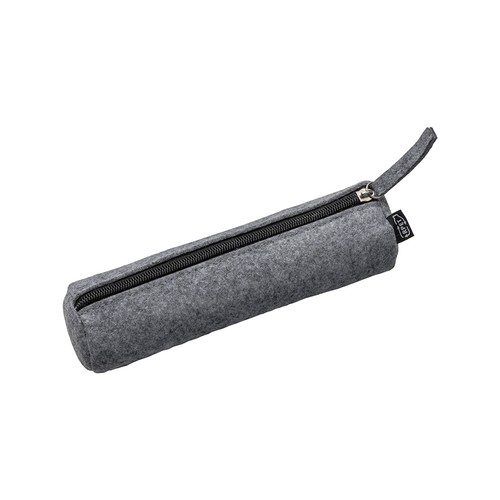 Étui en feutre pour stylos/beauté R-Pet avec fermeture à glissière - 1