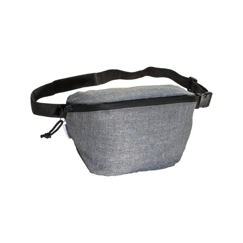 R-pet waistbag, front zippered pocket