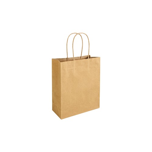 Sac en papier recyclé 100 gr/m2 avec soufflet - 1