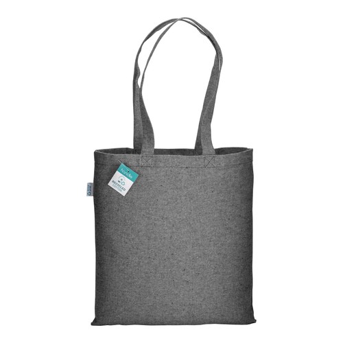 Tote bag en coton recyclé 280 g/m2, anses longues - 2