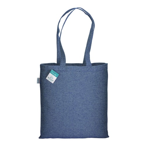 Tote bag en coton recyclé 280 g/m2, anses longues - 2