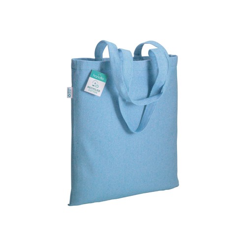 280g/m2 recycled cotton shopping bag, long handles