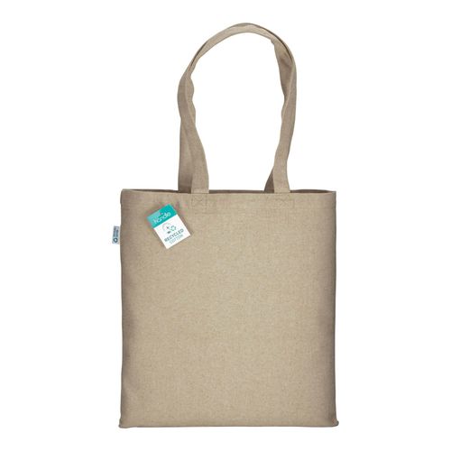 Tote bag en coton recyclé 280 g/m2, anses longues - 2