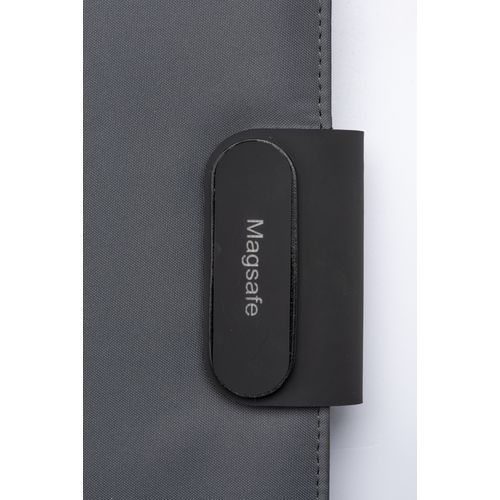 Pochette organizer en R-PET A4 avec bloc et fermeture magnétique qui s'illumine - 4