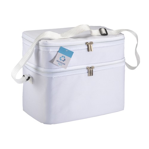 R-pet cooler bag with silver interior
