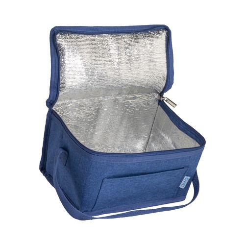 Melange r-pet cooler bag with silver interior Melange r-pet cooler bag with silver interior