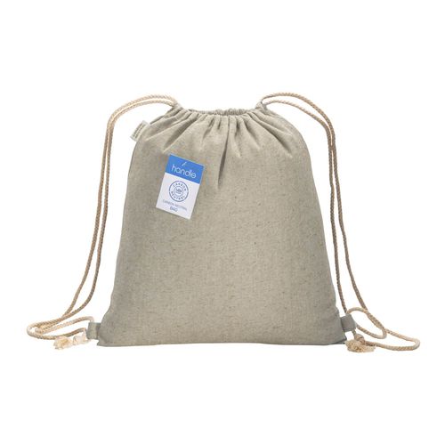 Sac à dos carbon neutral en coton recyclé, effet mélange 280 gr/m2 - 2