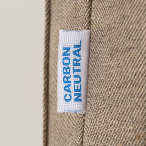 Tote bag carbon neutral en coton recyclé 280 g/m2, anses longues et soufflet - 5