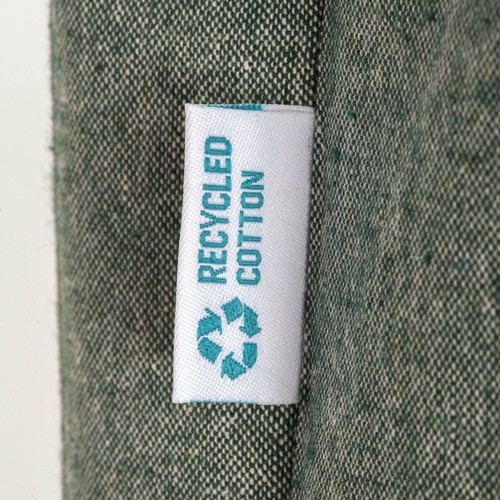 Tote bag  en coton recyclé 190 g/m2, anses longues et soufflet - 4