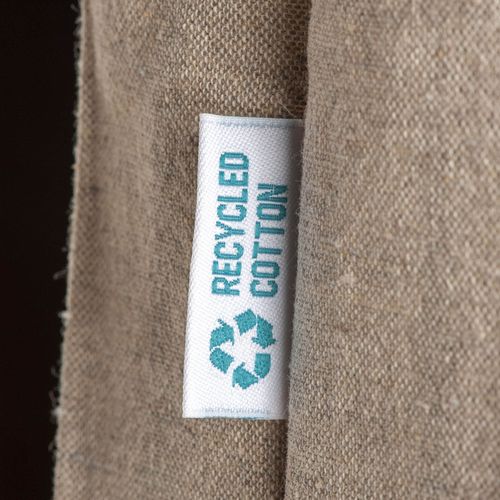 Tote bag  en coton recyclé 190 g/m2, anses longues et soufflet - 4