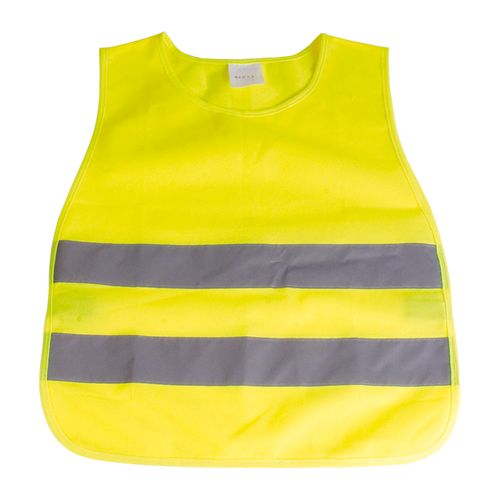 Gilet de haute visibilité en polyester de couleur fluo avec bance réfléchissante enfant - 1