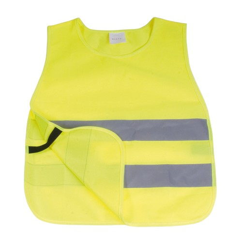 Gilet de haute visibilité en polyester de couleur fluo avec bance réfléchissante enfant - 2