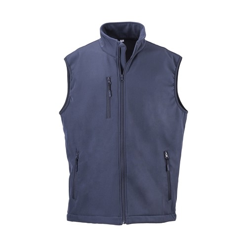 Veste sans manche softshell avec intérieur polaire, deux poches latérales - 2