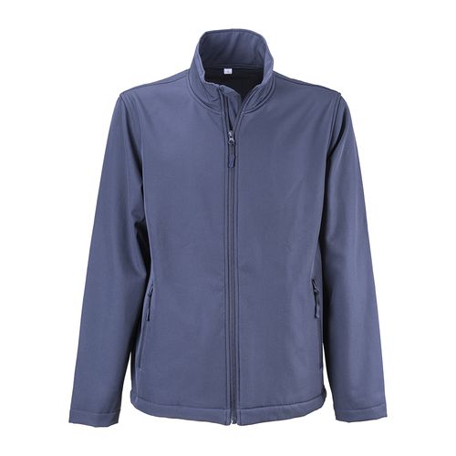 Veste softshell avec intérieur polaire, deux poches latérales et fermeture éclair - 1