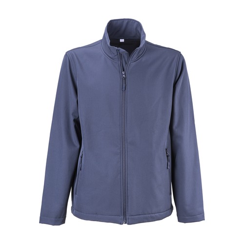 Veste softshell avec intérieur polaire, deux poches latérales et fermeture éclair - 2