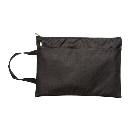 Porte-documents en polyester avec poche frontale - 2