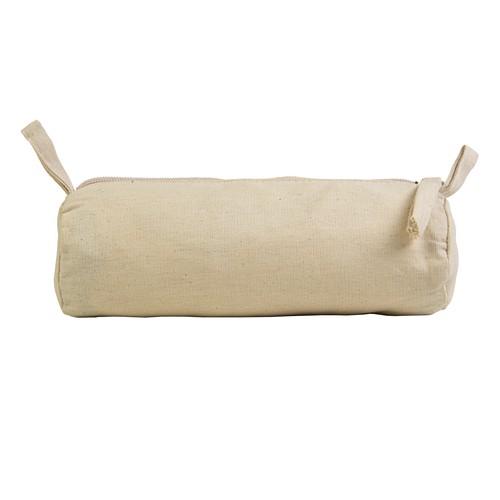 Beauty case en coton 220 g/m2 avec fermeture éclair,8X22 cm - 2