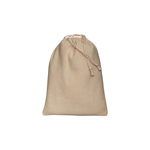 Sac en coton 120 g/m2 avec fermeture en cordon, 15 x 20 cm - 2