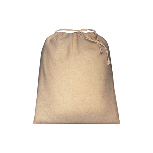 Sac en coton 120 g/m2 avec fermeture en cordon, 25 x 30 cm - 2
