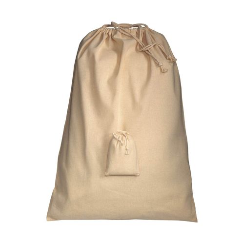 Sac en coton 120 g/m2 avec fermeture en cordon 50 x 75 cm - 3
