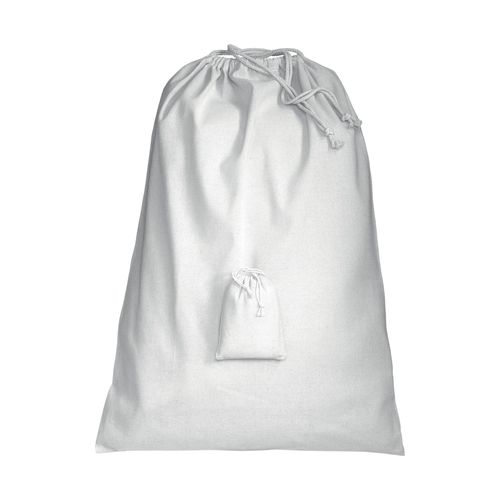 Sac en coton 120 g/m2 avec fermeture en cordon 50 x 75 cm - 3
