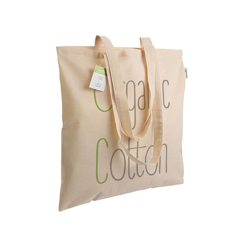 Shopper en coton organique 140g/m2, anses longues - 4