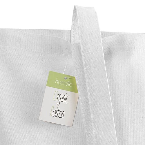 Shopper en coton organique 140g/m2, anses longues - 5