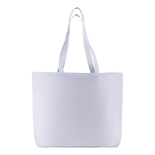 Sac coton 135 grs avec anses longues et soufflet - 2