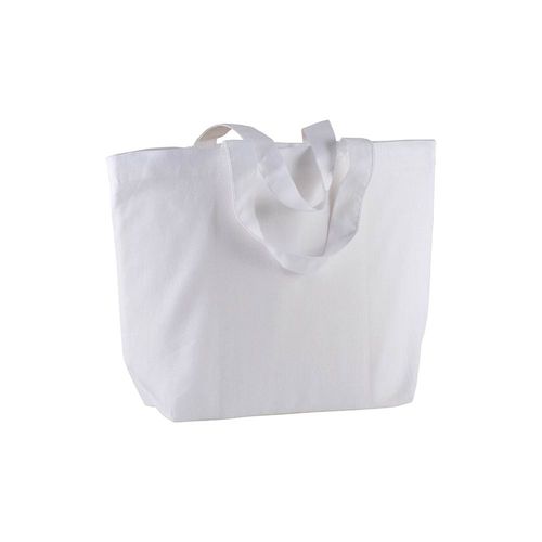 Sac coton 120 grs avec anses longues et soufflet - 1