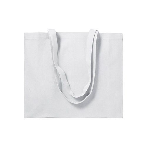 Sac shopping en coton (200 g/m2), anses longues et soufflet - 2