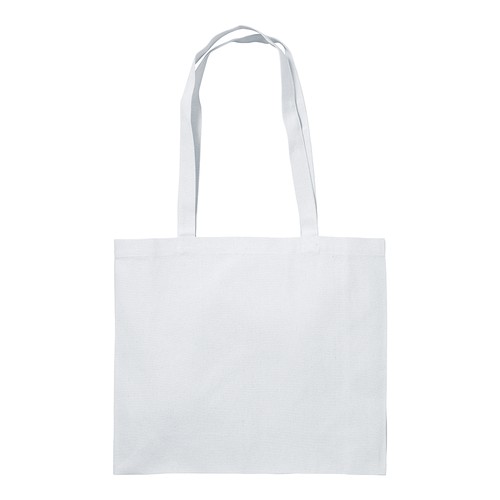 Sac shopping en coton (200 g/m2), anses longues et soufflet - 3