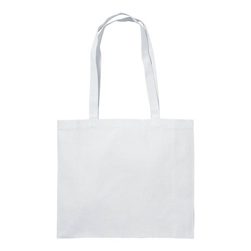 Sac shopping en coton (200 g/m2), anses longues et soufflet - 3