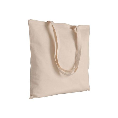 Shopper en coton 130 g/m,  anses longues - 1