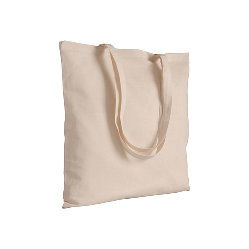 Shopper en coton 130 g/m, anses longues - 1