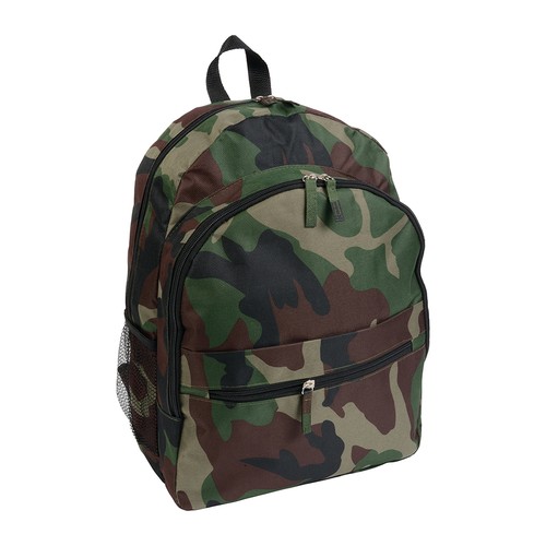 Sac à dos en polyester 600 D avec 6 poches dont 2 latérales en filet. Poche frontale - 1