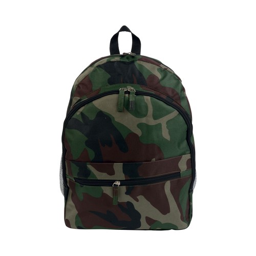 Sac à dos en polyester 600 D avec 6 poches dont 2 latérales en filet. Poche frontale - 2