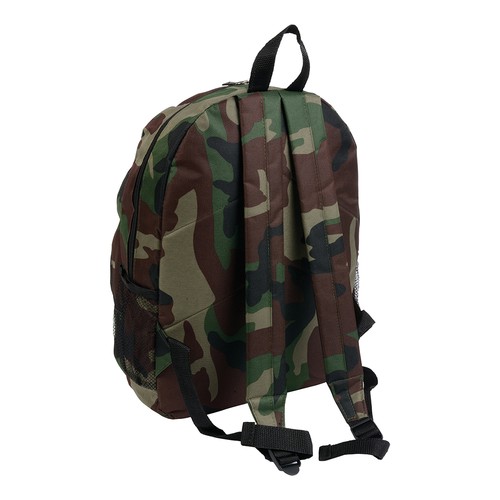 Sac à dos en polyester 600 D avec 6 poches dont 2 latérales en filet. Poche frontale - 3