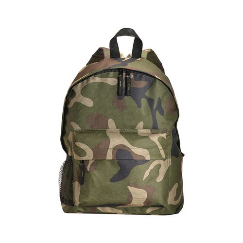 Sac à dos en polyester 600D avec 3 poches, dont une latèrale en filet. Bretelles réglables - 2