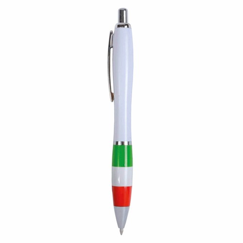 Stylo-bille a systeme retractable - PLASTIQUE ABS+AS - refill jumbo - 2