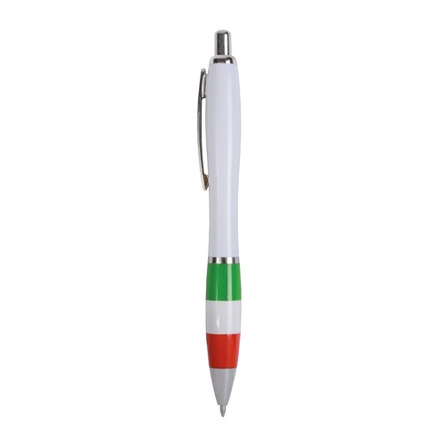 Stylo-bille personnalisé à système rétractable - PLASTIQUE ABS+AS - refill jumbo