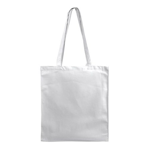 Shopper avec soufflet en coton 220 g/m2, anses longues - 3