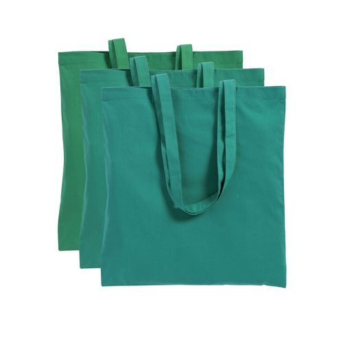 Shopper en coton 220 g/m , anses longues - Différentes teintes dans un même lot - 2