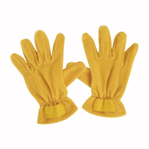 Gants homme  en polaire avec étiquette personnalisable - 1