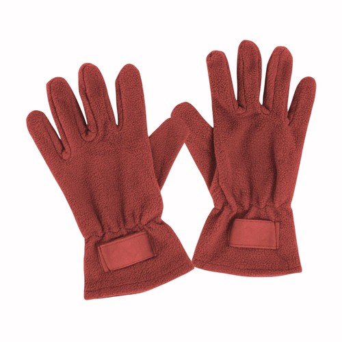 Gants femme en polaire avec étiquette personnalisable - 1
