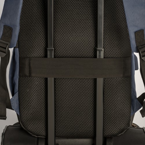 Recycled polyester laptop backpack with ecological dyeing Recycled polyester laptop backpack with ecological dyeing